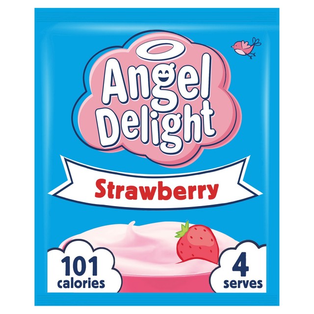 Angel Delight strawberry instant dessert mix 59g - British product