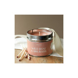 Pintail wild rose rhubarb tin candle 225g, imported from the UK