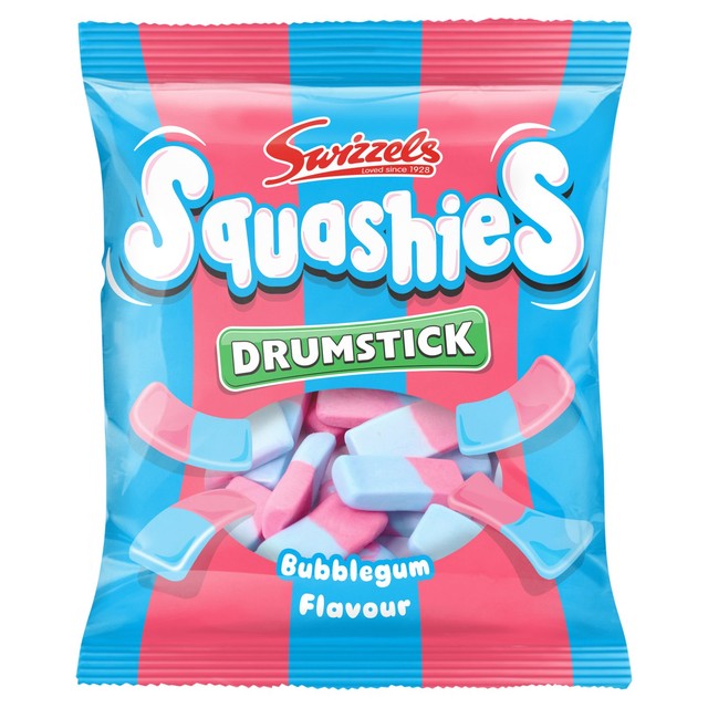 Swizzels Squashies Bubblegum chewy sweets 140g (British brand)