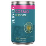 Served Cosmopolitan canned cocktail 125ml (British brand)