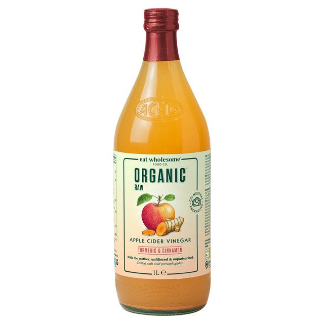 Eat Wholesome Apple Cider Vinegar Turmeric Cinnamon 1L - British product