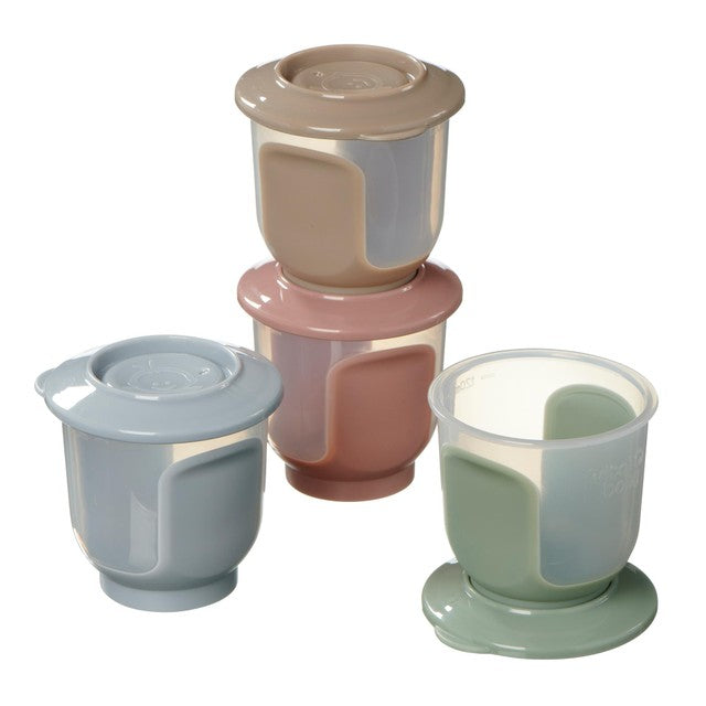 Vital Baby natural storage pots 120ml 4pk (British brand)