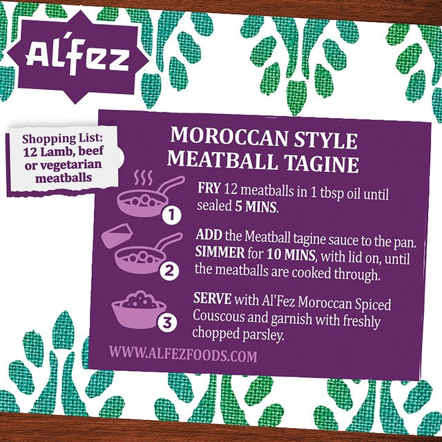 Al'Fez Moroccan Style Meatball Tagine Sauce 450g - British product