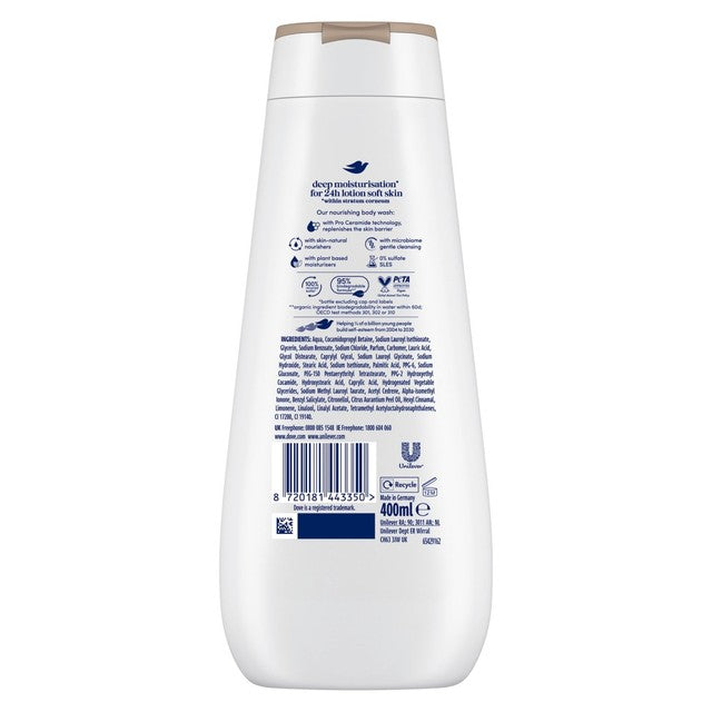 Dove Nourishing Silk Advanced Care Body Wash 400ml - British product