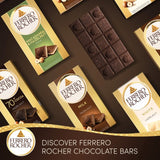 Ferrero Rocher 70% dark chocolate bar with hazelnuts 90g - British product