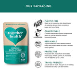 Together Health organic zinc natural source capsules 30 pack (British brand)