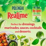 ReaLime lime juice from concentrate 200ml bottle, imported from the UK
