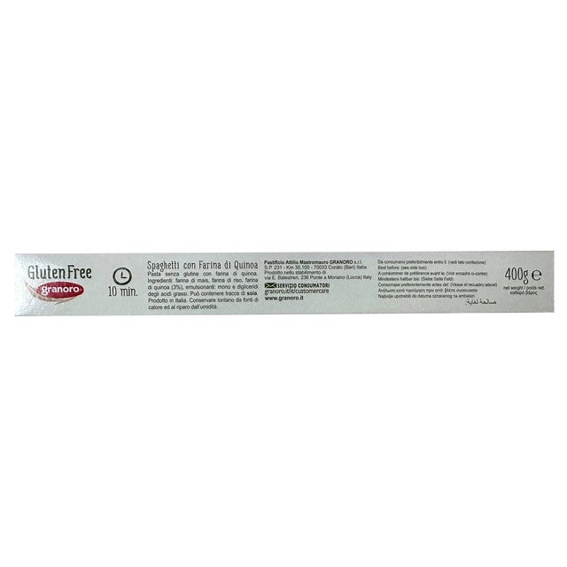 Granoro gluten free spaghetti pasta 400g, UK version
