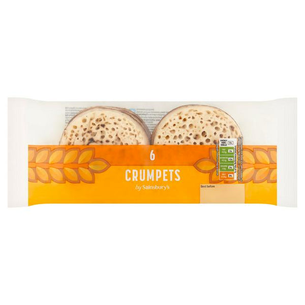 Sainsburys Crumpets x6
