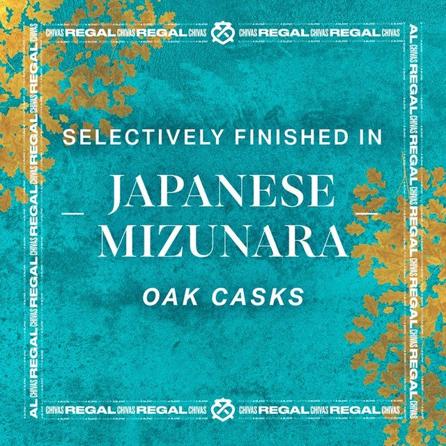 Chivas Regal Mizunara 12 Year Old blended Scotch whisky 70cl - British product
