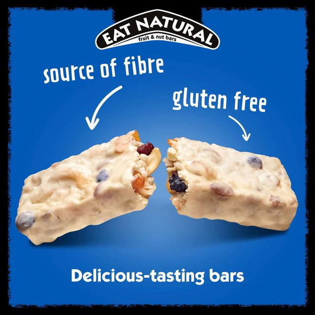Eat Natural cashew and blueberry cereal bars 3 x 40g - British product