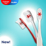 Colgate Max White Medium Manual Toothbrush 3 pack - British product
