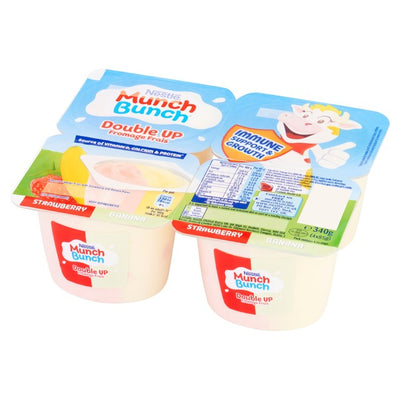 M&S Munch Bunch Double Up Fromage Frais Erdbeer- & Bananen-Kinderjoghurt-Snack 4 x 85g – Jetzt bei McGrocer online kaufen