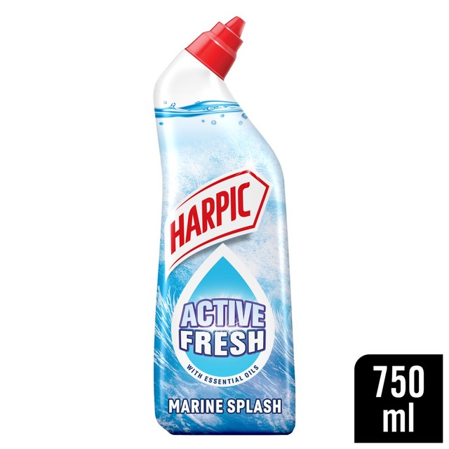 Harpic Active Fresh Marine toilet cleaning gel 750ml, UK version
