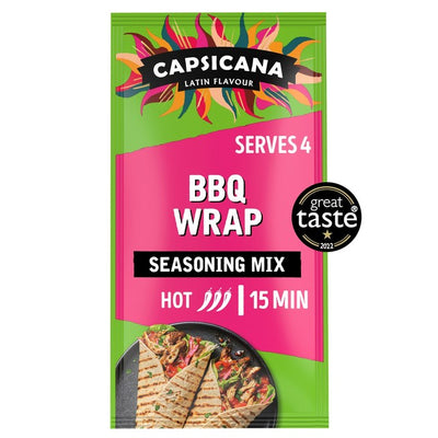 Capsicana Assaisonnement pour fajitas au paprika fumé brésilien et épices moyen 28g