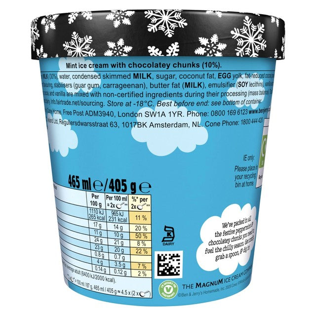Ben & Jerry's Minter Wonderland Ice Cream 465ml - British product