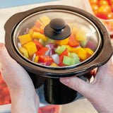 Judge 1.5L slow cooker with removable ceramic pot, imported from the UK