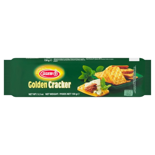 Osem Golden Wheat Crackers 150g, imported from the UK