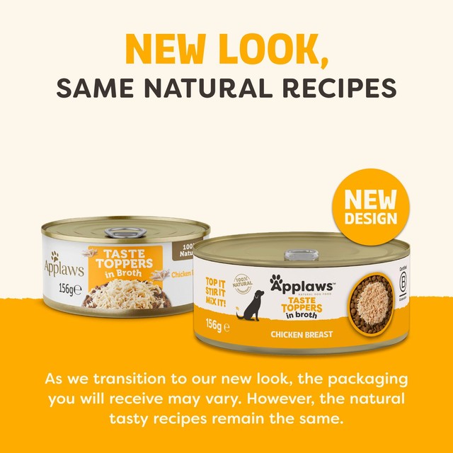 Applaws chicken in broth dog food topper 156g - British product
