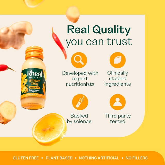 Rheal Ginger Zing immunity shot 60ml, imported from the UK