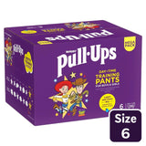 Huggies Pull Ups Unisex Nappy Pants Size 6 Pack, UK version