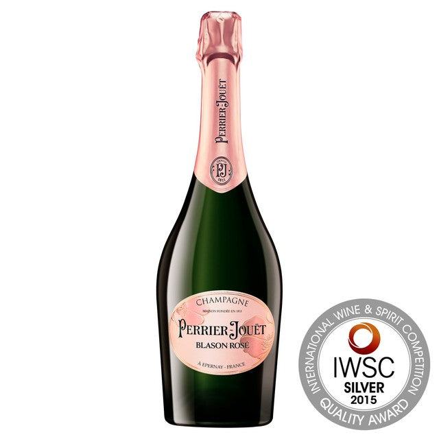 Perrier-Jouët Blason Rosé Champagne 75cl bottle, imported from the UK