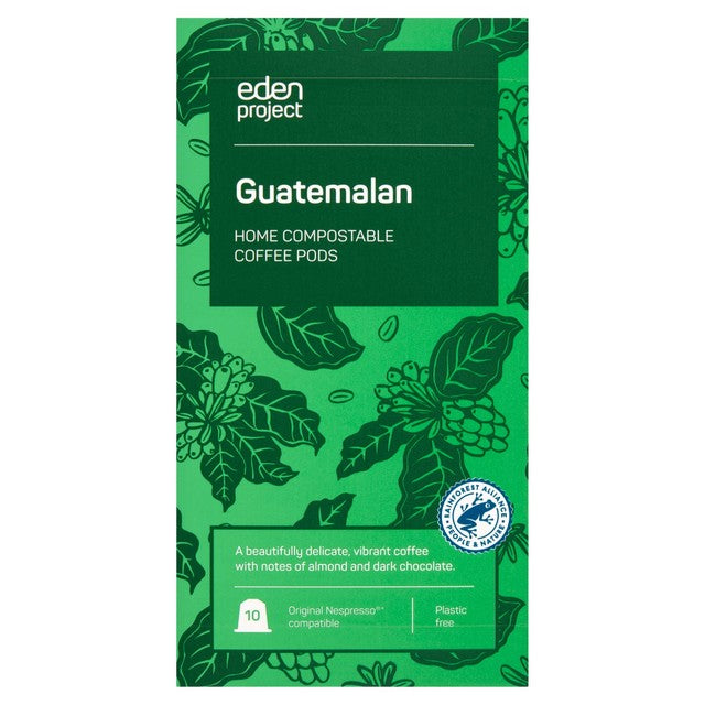 Eden Project Guatemala coffee capsules 10 pack - British product