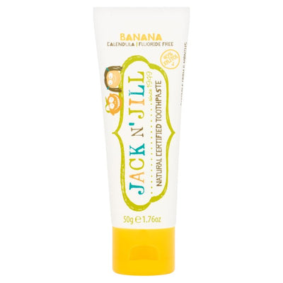 M&S Jack N' Jill Natural Certified Toothpaste Banana Children's Toothpaste 50g- Buy online at McGrocer