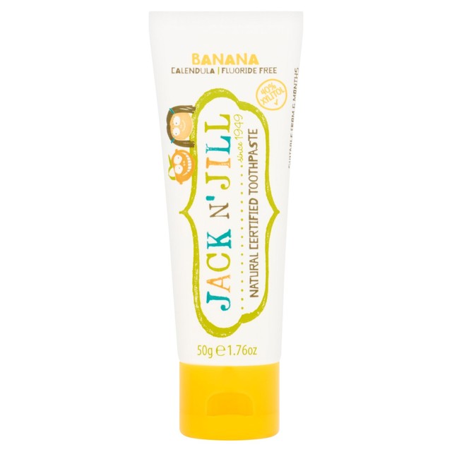 Jack N' Jill Natural Toothpaste Banana 50g, UK version