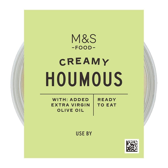 M&S houmous with extra virgin olive oil 300g, imported from the UK