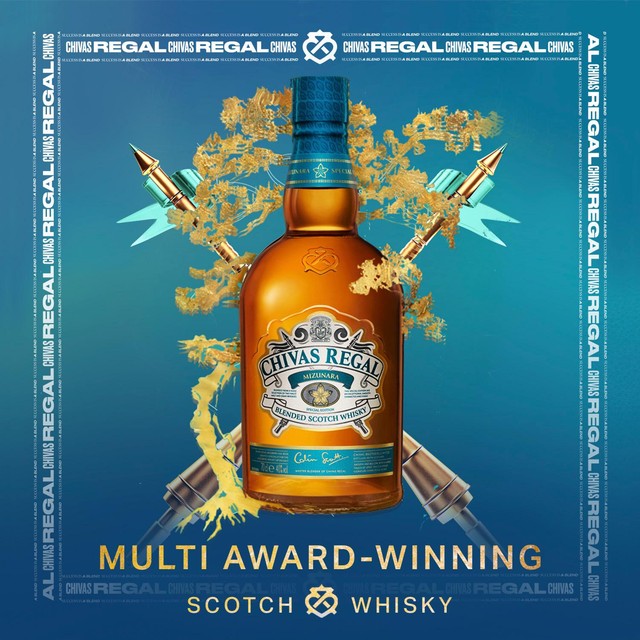 Chivas Regal Mizunara 12 Year Old blended Scotch whisky 70cl - British product