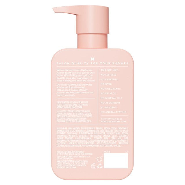 Monday Moisture Shampoo 350ml, imported from the UK