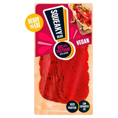 M&S Squeaky Bean Pastrami Stil Sandwich Skive Plantebasert Deli Skive 90g- Kjøp online hos McGrocer