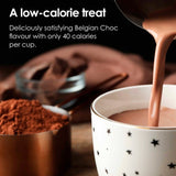 Options Belgian hot chocolate drink 220g, imported from the UK