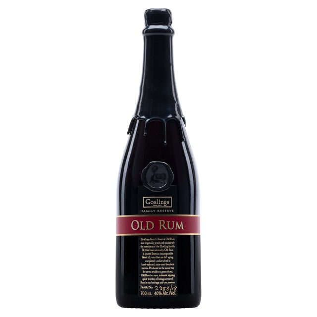 Goslings Family Reserve Old Rum 70cl, UK version