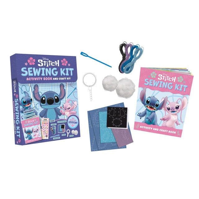 Igloo Books Disney Stitch sewing craft kit activity set, imported from the UK