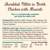 Lily's Kitchen shredded chicken and mussels wet cat food 70g, UK version