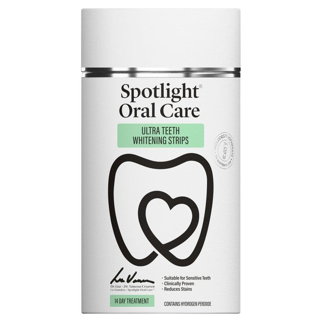 Spotlight Oral Care teeth whitening strips 14 day treatment (British brand)