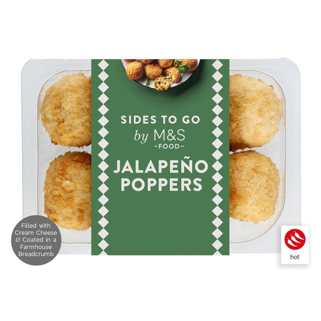 M&S jalapeno poppers 200g, imported from the UK