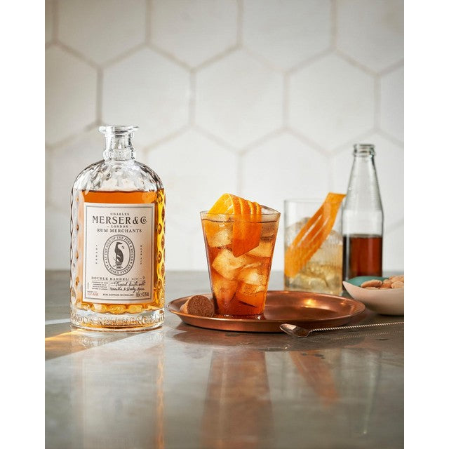 Merser & Co Double Barrel Rum 70cl, imported from the UK