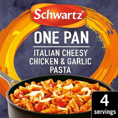 Schwartz Mélange d'assaisonnement pour pâtes au poulet et à l'ail au fromage italien 32g