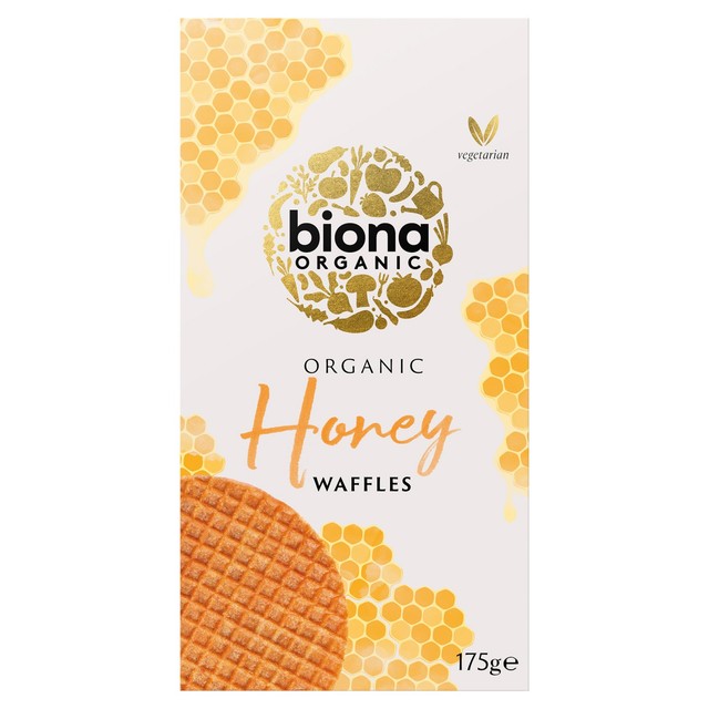 Biona honey waffles 175g - British product