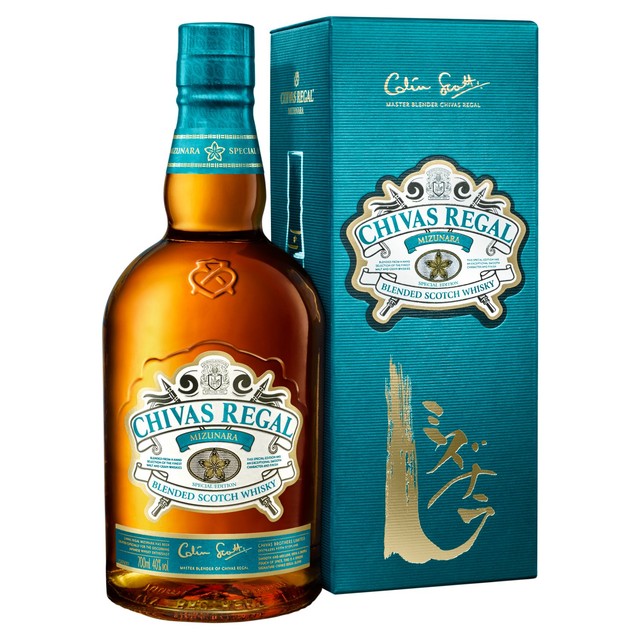 Chivas Regal Mizunara 12 Year Old blended Scotch whisky 70cl - British product