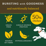 Forthglade dry dog food chicken with sweet potato 2kg - British product