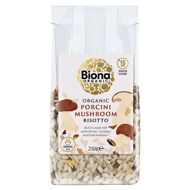 Biona Organic Porcini Mushroom Risotto 210g - British product