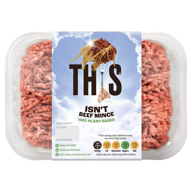 THIS plant-based beef flavoured mince 250g (British brand)