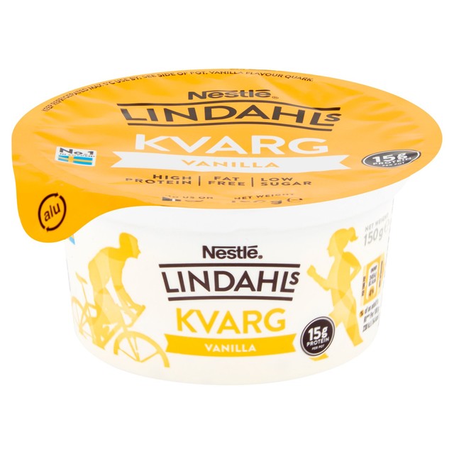 Lindahls Kvarg Vanilla Yoghurt 150g, UK version
