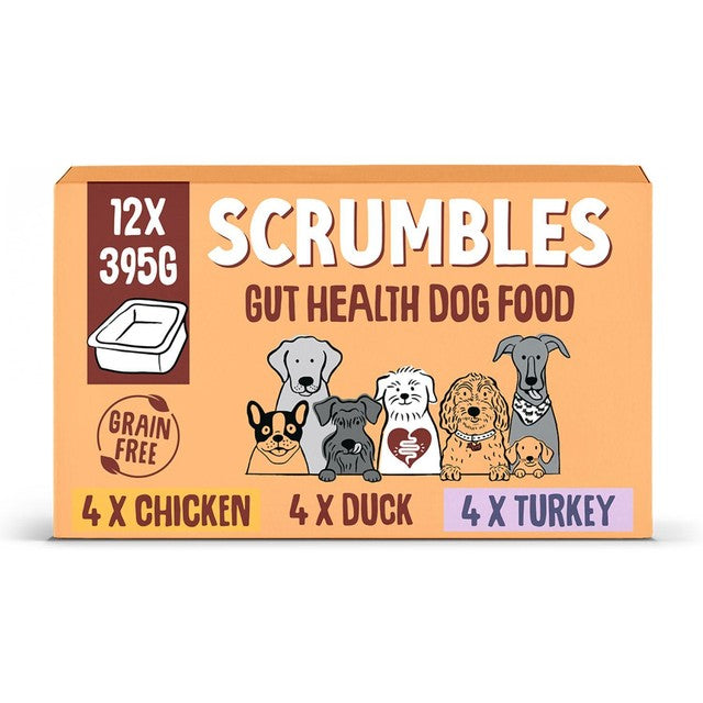 Scrumbles wet dog food poultry multipack XL - British product
