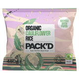 Abgepackter Bio-Blumenkohlreis 450 g, importiert aus Großbritannien