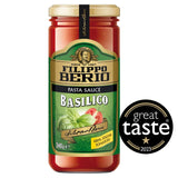 Filippo Berio basil pasta sauce 340g - British product